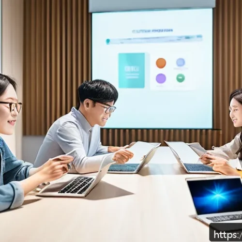 Home 33 문제해결 중심 포지셔닝을 위한 성공적인 캠페인 사례 - A diverse group of consumers engaging in a lively discussion around a table, sharing their daily pro...