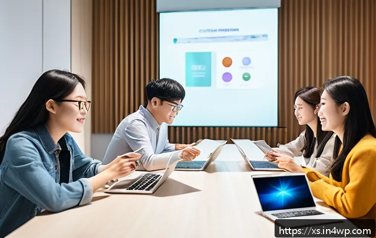 문제해결 중심 포지셔닝을 위한 성공적인 캠페인 사례 - A diverse group of consumers engaging in a lively discussion around a table, sharing their daily pro...