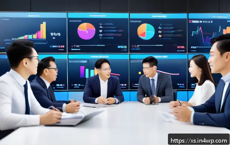 문제해결 중심 포지셔닝의 새로운 접근법 - A modern corporate meeting scene where diverse professionals engage in a deep customer interview ses...